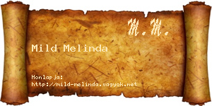Mild Melinda névjegykártya